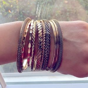 NEW 11 F21 Gold Tone Bracelets